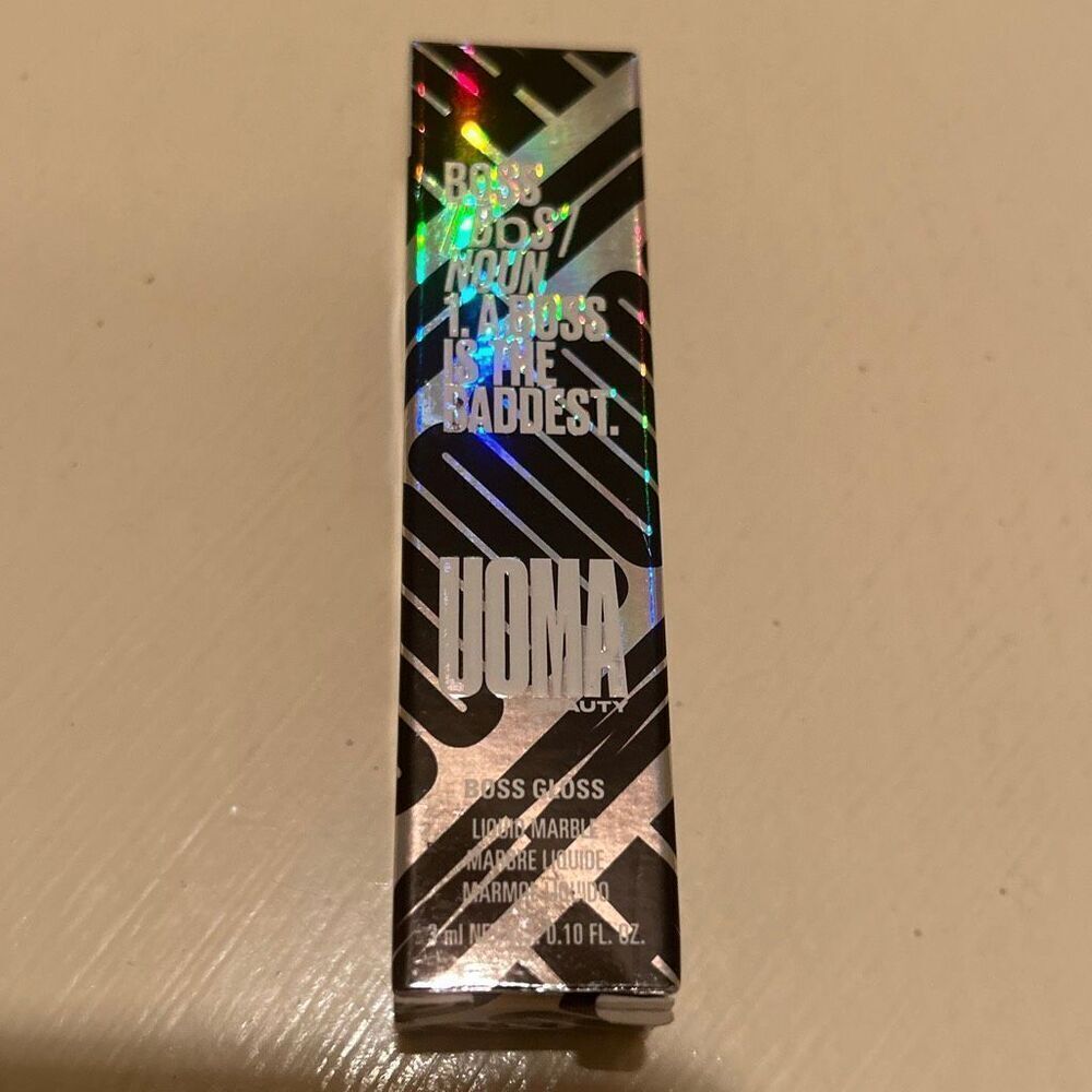 UOMA Beauty Boss Liquid Marble Lip Gloss Shade Cray Cray Magenta New